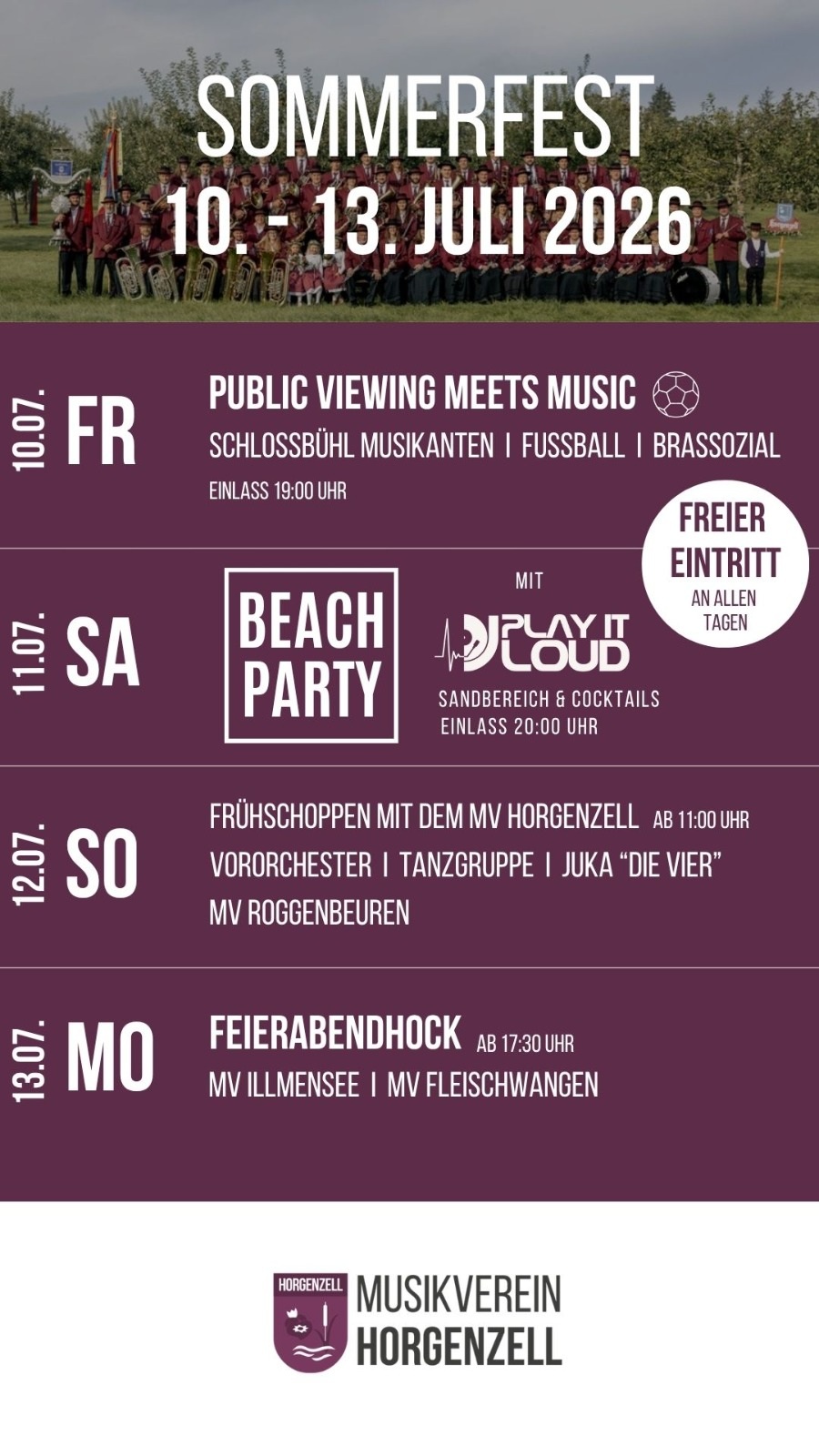 Sommerfest Flyer 2